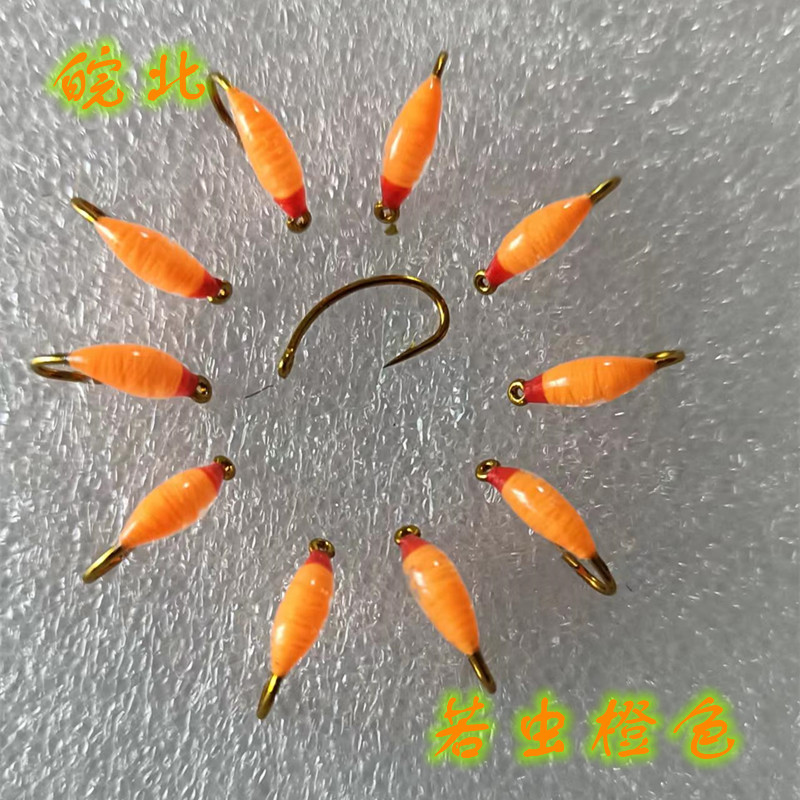 路亚竿路亚白条马口仿生昆虫微物图片