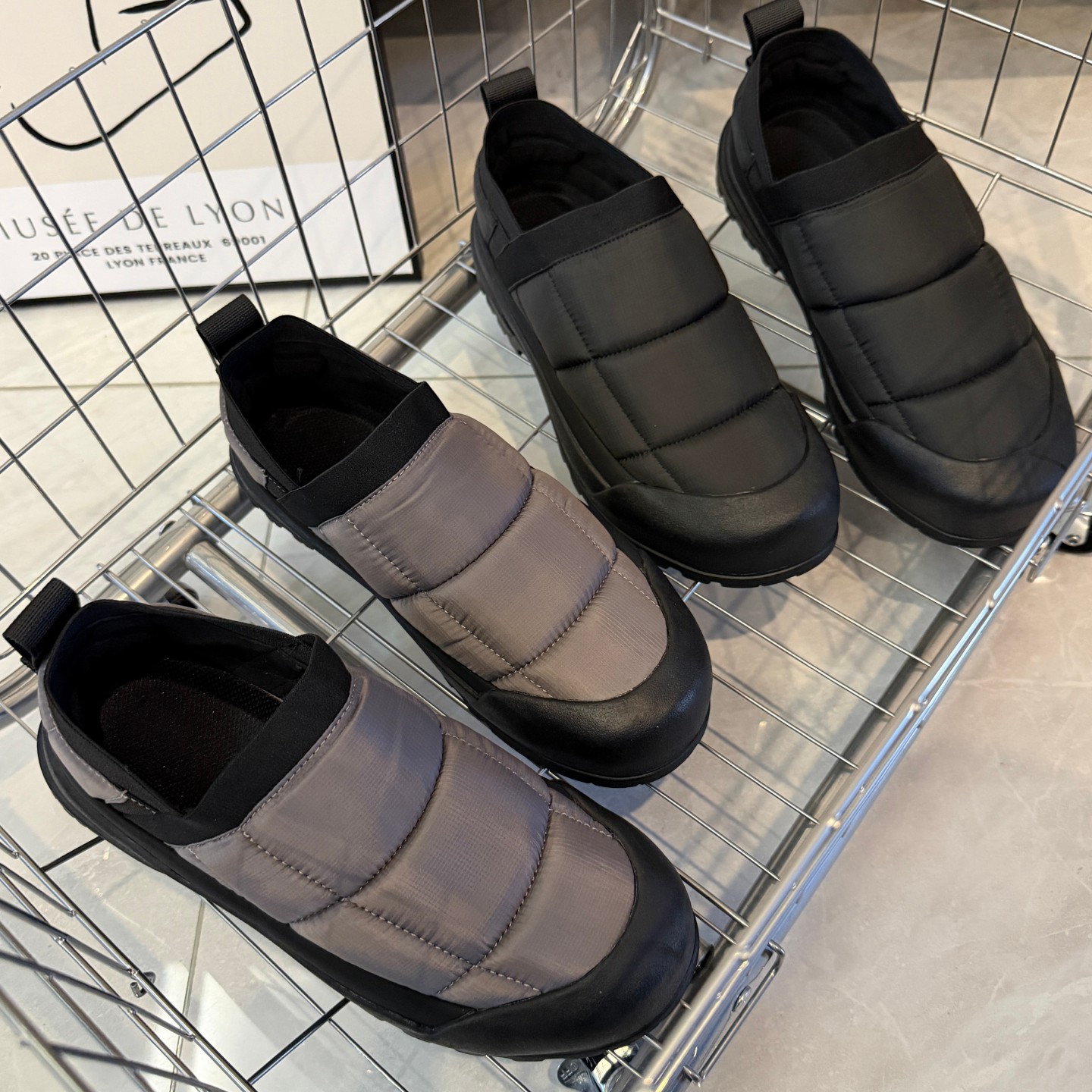 轻便一脚蹬！保暖纤维填充！冬季男士减震防滑蓄热雪地棉鞋休闲鞋