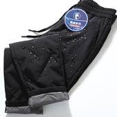 加厚保暖羽绒长裤 鹅绒 ODM公司订单冬季 男士 压胶锁绒 不臃肿