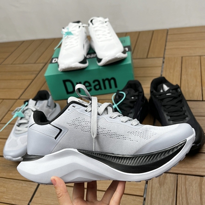 力荐！鱼丝沙迦+TPU无缝+！超临界防滑EVA厚底时尚轻便户外跑步鞋