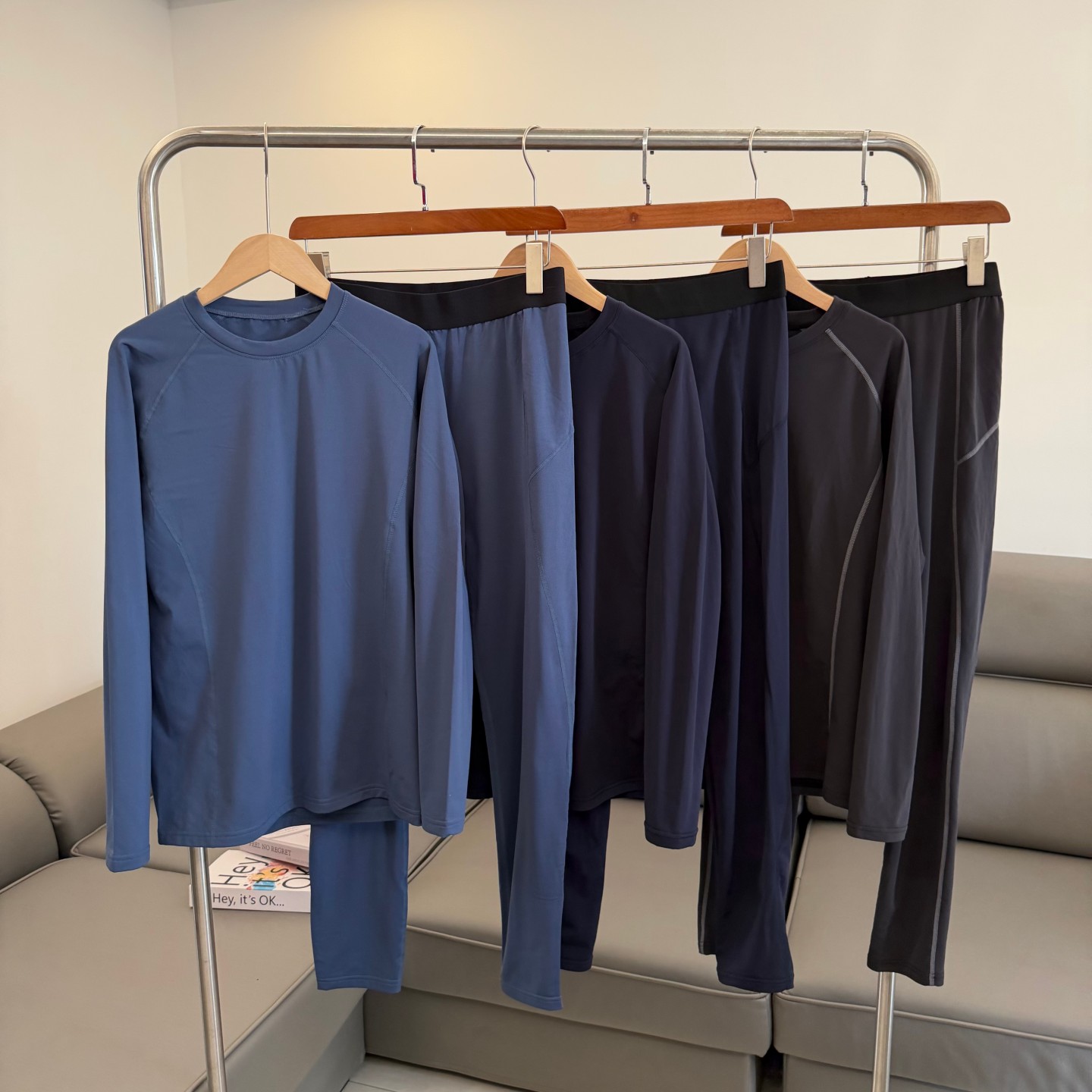 独立桶装！蓄热暖绒！大弹力！秋冬男士保暖薄绒秋衣秋裤内衣套装