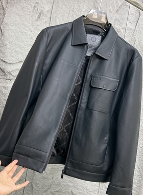撤柜捡漏福利！线下1000+！帅气有型！秋冬男加绒细腻PU皮衣夹克