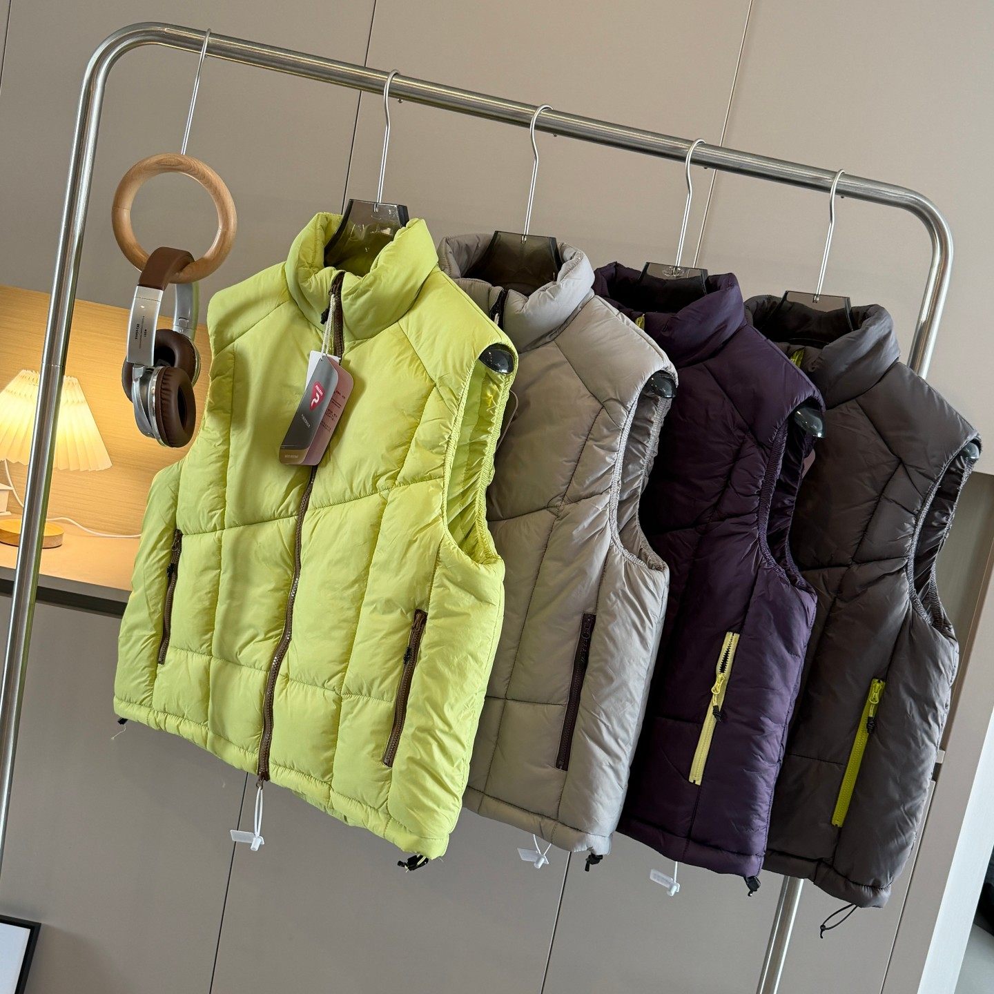 山系机能风！加厚保暖！秋冬男女款立领百搭防风防泼水棉马甲背心,男装,常规马甲,淘宝优惠券,粉丝福利购,淘宝优惠卷