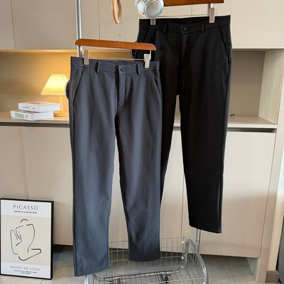 90大朵绒 户外防风保暖 3D立体裁剪外贸商务休闲外穿羽绒裤保暖裤