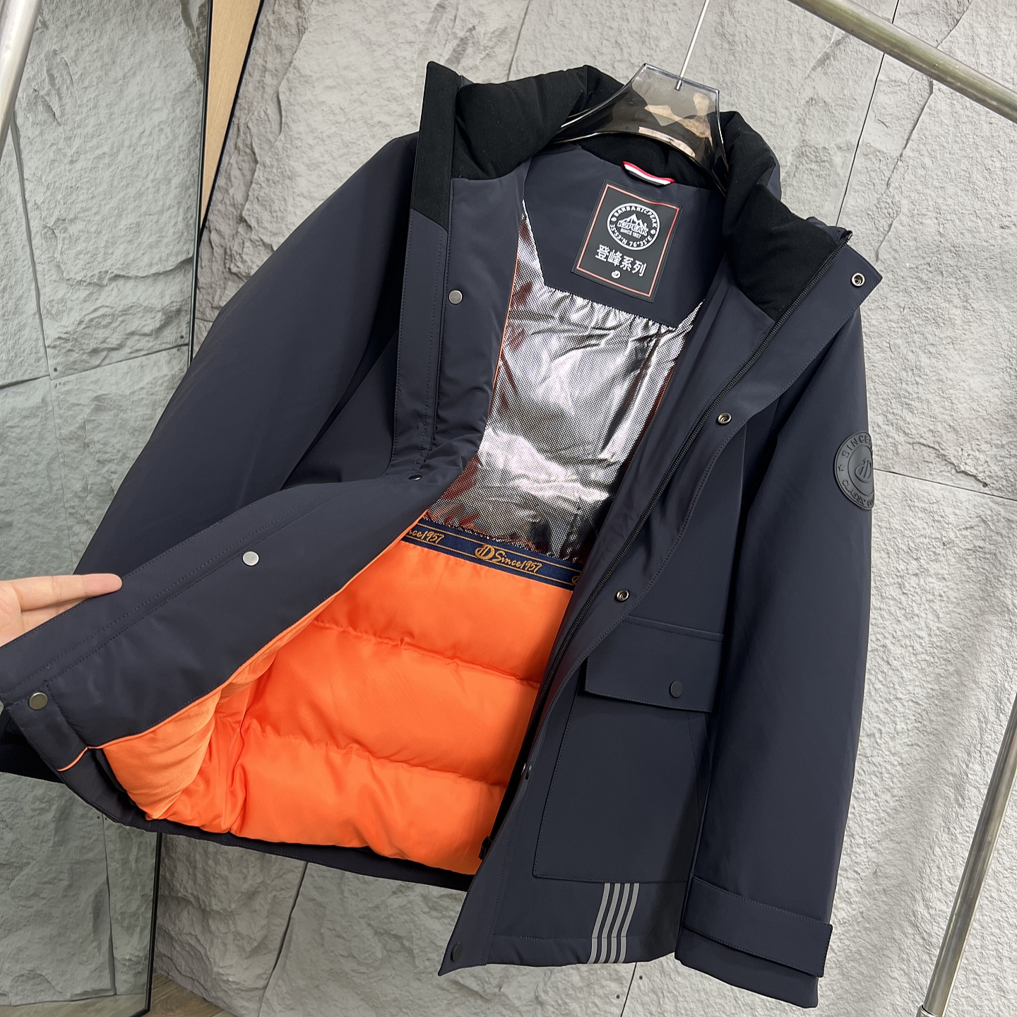 捡漏！豆家/撤柜！90鸭绒！秋冬男防风防水银离子保暖羽绒服外套