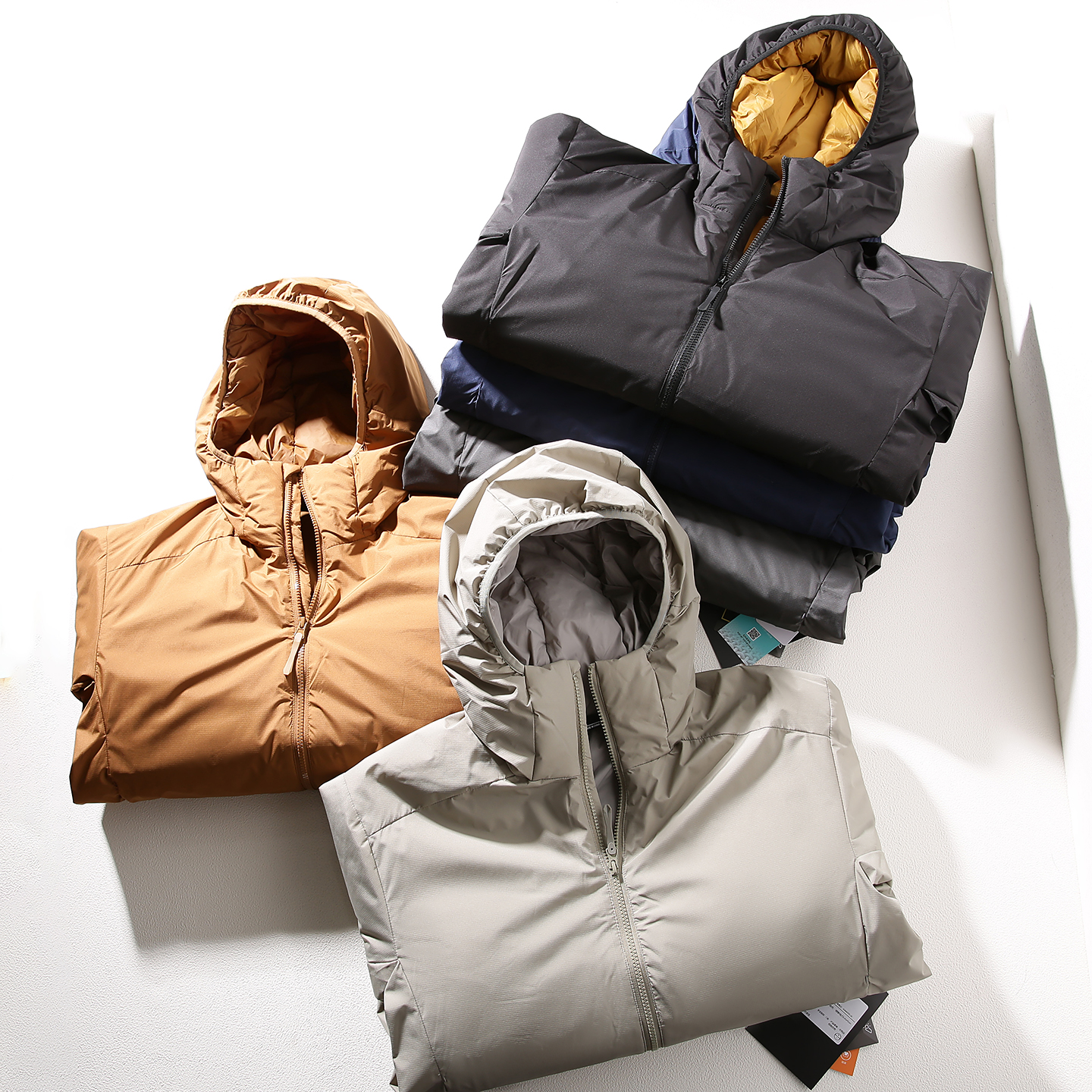 袅家！比羽绒还保暖的棉服！户外轻量外套防冷风运动连帽棉衣男士