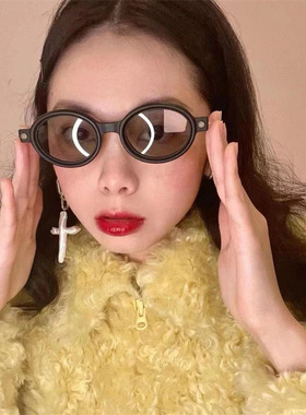 防紫外线椭圆防紫外线太阳眼镜