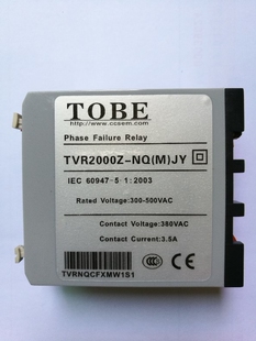 TOBE相序继电器TVR2000Z 1JY TVR2000Z