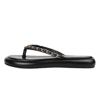 fashion flat bottomed thick soled sandals for beach leisure