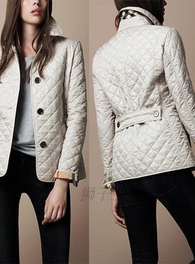 2024 Lapel single breasted slimming warm cotton jacket 棉服