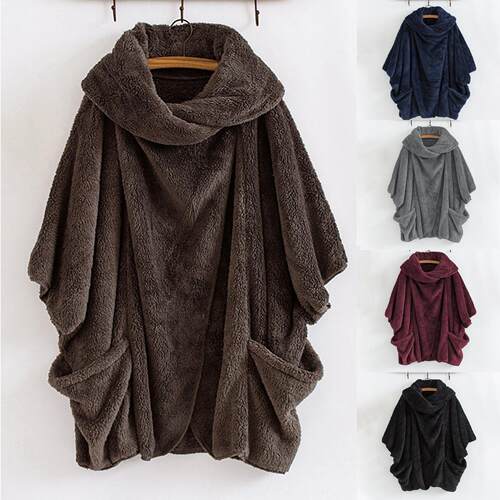 2024 button plush irregular jacket 不规则外套