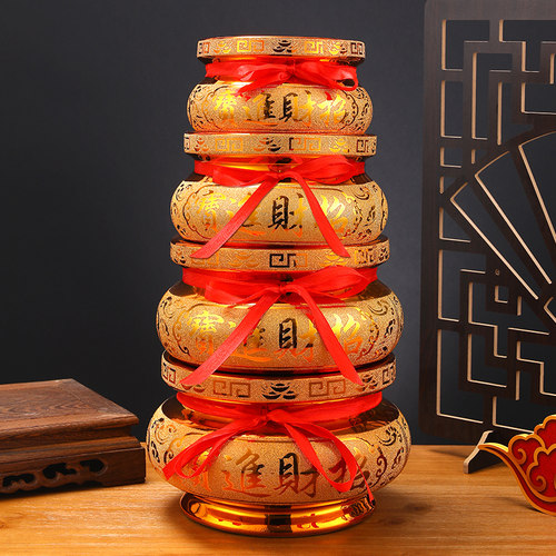 香炉蜡烛台座家用室内上香供奉陶瓷财神爷供佛插香碗佛具用品大全