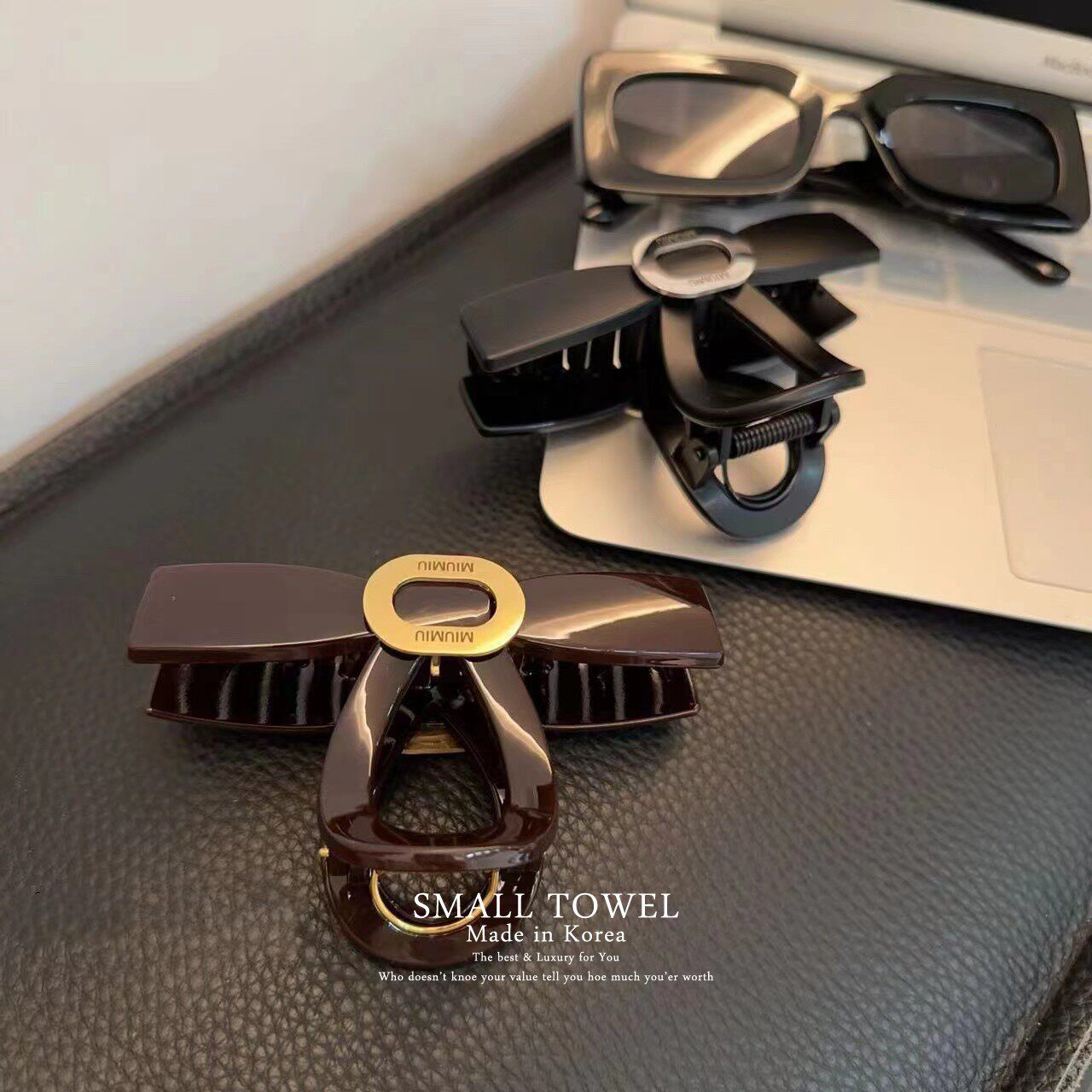 韩国东大门进口法式高级小香风金属鲨鱼夹后脑盘发抓夹发卡子头饰