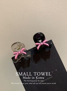 韩国东大门nyu小号彩色蝴蝶结刘海小抓夹公主头对夹前额发卡头饰