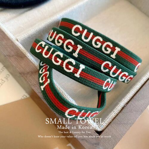 韩国东大门进口皮筋时尚字母