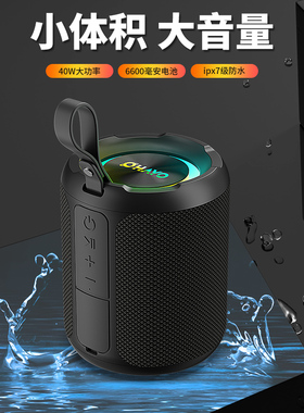 雷登x3蓝牙音箱超重低音炮无线家用户外大功率便携式小音响高音质