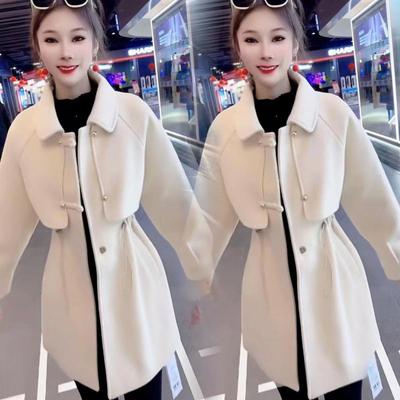 中年妈妈高端洋气减龄毛呢子外套