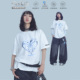 CBXLAB 潮 辣妹短袖 黑科技吸湿速干系列 赛博嘻哈街头宽松T恤美式