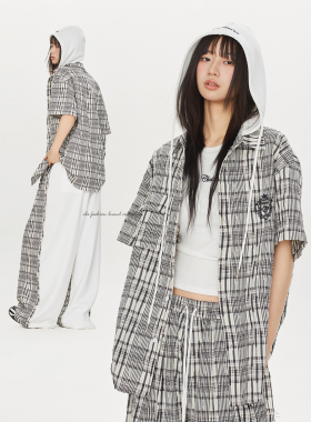 【CBXLAB 3/27晚20点新品买三免一】学院徽章美式套装拼接长裤