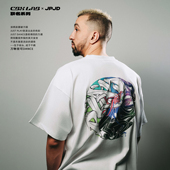 CBXLAB街舞潮牌JPJD联名系列嘻哈T恤街头短袖 上衣