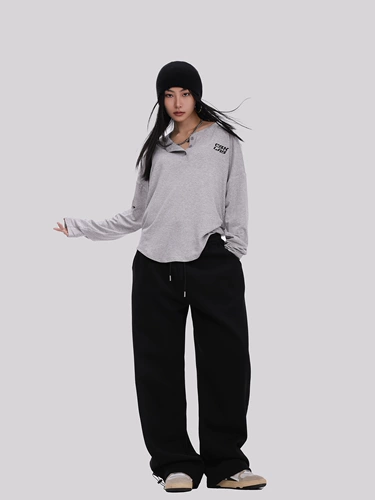 CBXLAB Многоцветный весенний танцующий лонгслив в стиле хип-хоп, свободный крой, в американском стиле