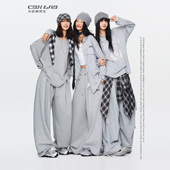 CBXLAB街舞潮牌 跳舞亲肤运动裤 高级灰色系列 松弛慵懒嘻哈休闲裤