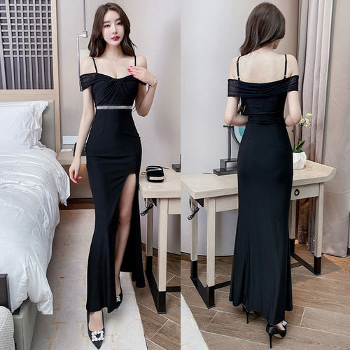 水疗ktv性感气质显瘦裹胸公主服