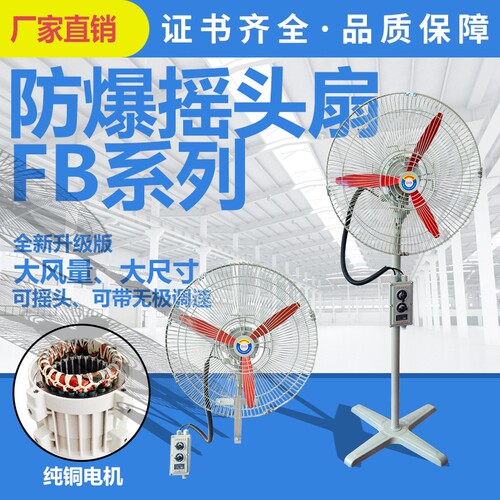 防爆落地扇摇头扇壁扇工业壁挂BT