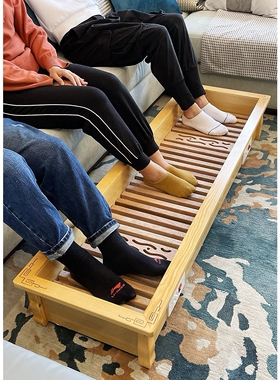 湖南实木烤火炉取暖器烤脚暖脚神电器电火桶电烤火箱冬季家用火箱