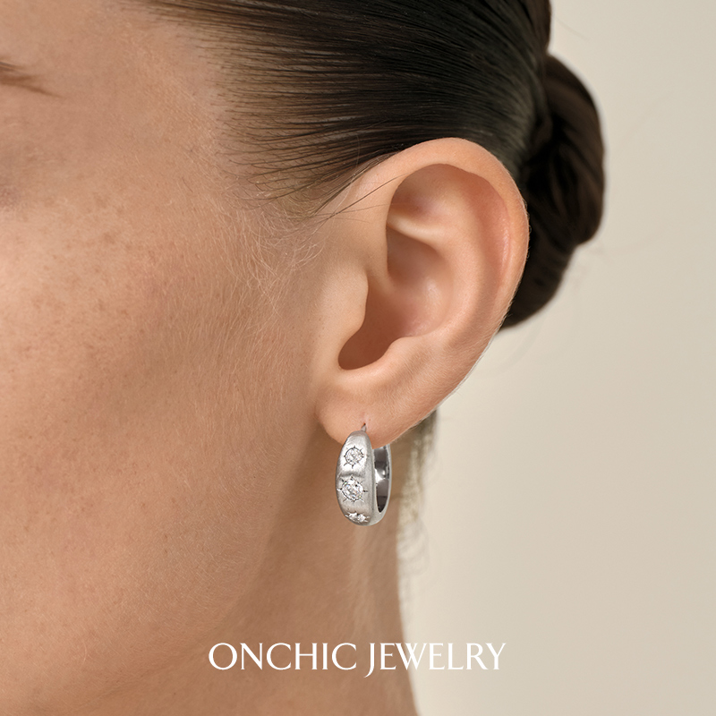 Onchic绽放星愿耳环精致高级