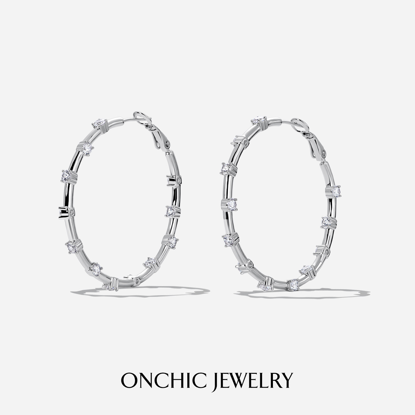 Onchic闪耀轨迹耳环时尚百搭图片