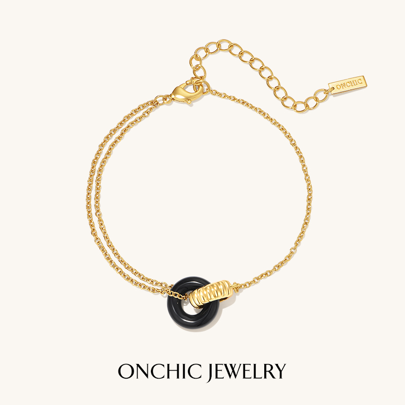 onchic夏洛特平安扣手链