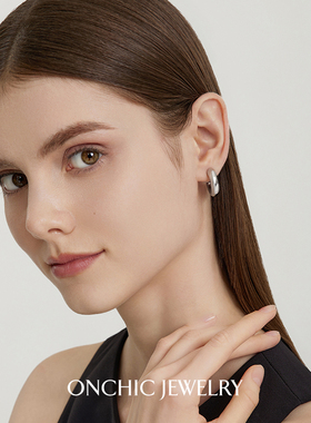 马思纯同款OnchicOR系列极简耳环女小众设计耳钉高级感轻奢耳饰品