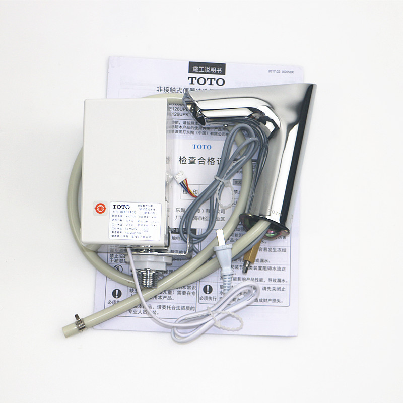 TOTO感应冷热水龙头DLE113AN面盆感应水恒温阀DLE124DSK控制器配