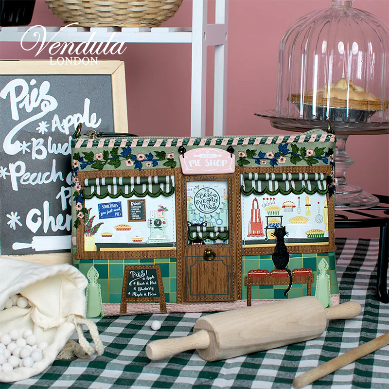 Vendula英国原创手工女包 馅饼店系列可爱文艺时尚单肩斜挎包