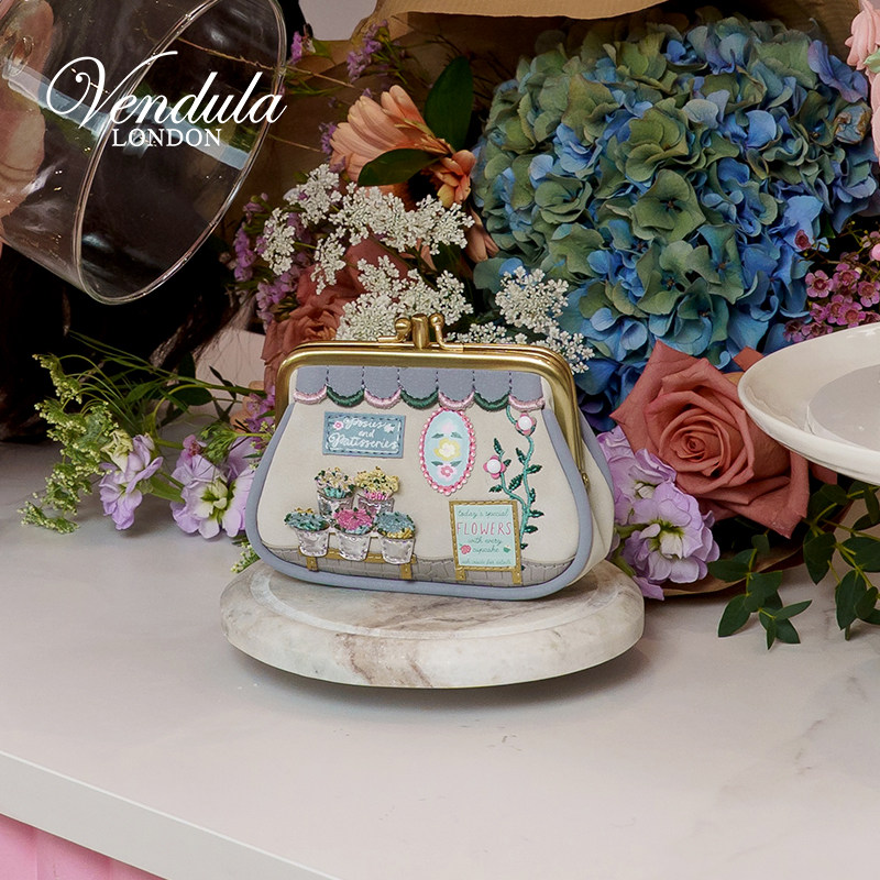 VENDULA英国设原创女包鲜花甜品店小钱包零钱包钥匙口红收纳小包