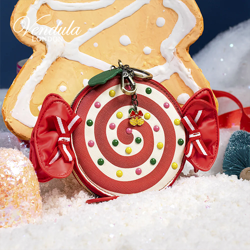 Vendula英国原创手工女包 姜饼屋系列钥匙口红收纳零钱包