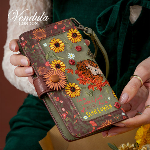 Vendula英国原创设计师女包秋冬新品复古花店手机包钱包卡包