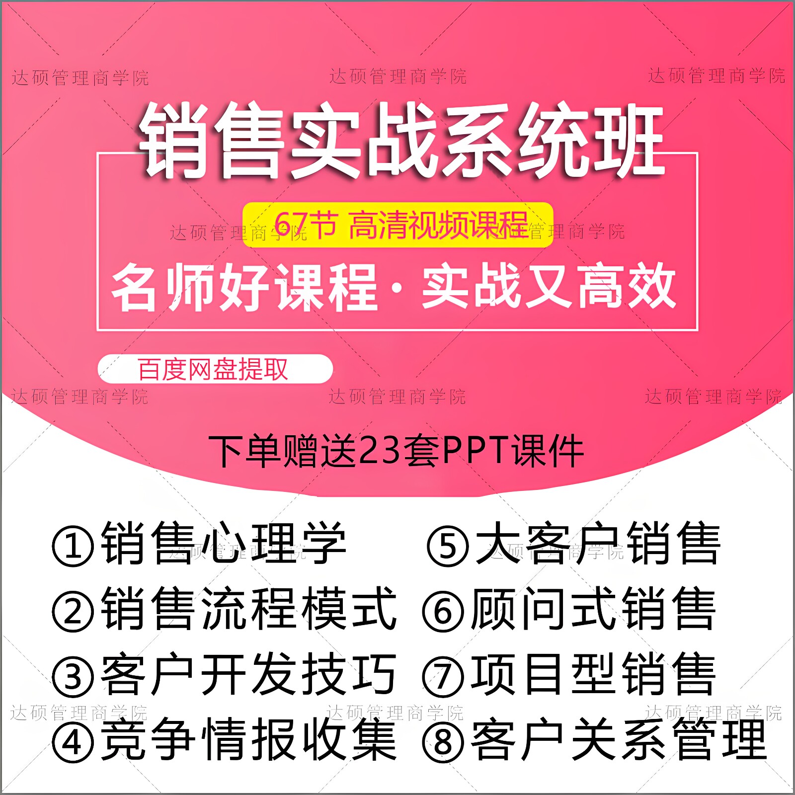 销售培训视频课程业务员话术营销顾问谈判沟通技巧培训教程讲座