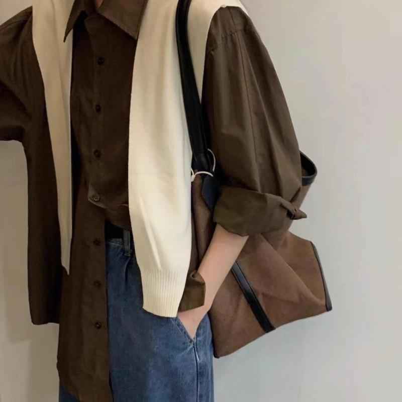 大码咖色衬衫女春夏季胖mm300斤