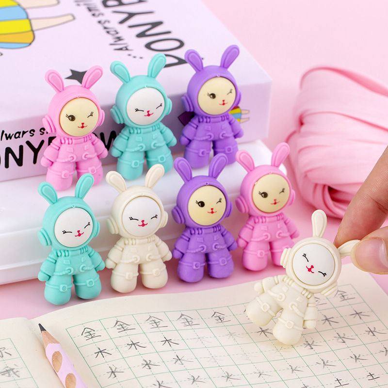得力同款卡通可爱太空兔立体橡皮擦高颜值创意小学生儿童干净少屑,文具电教/文化用品/商务用品,橡皮,淘宝优惠券,粉丝福利购,淘宝优惠卷