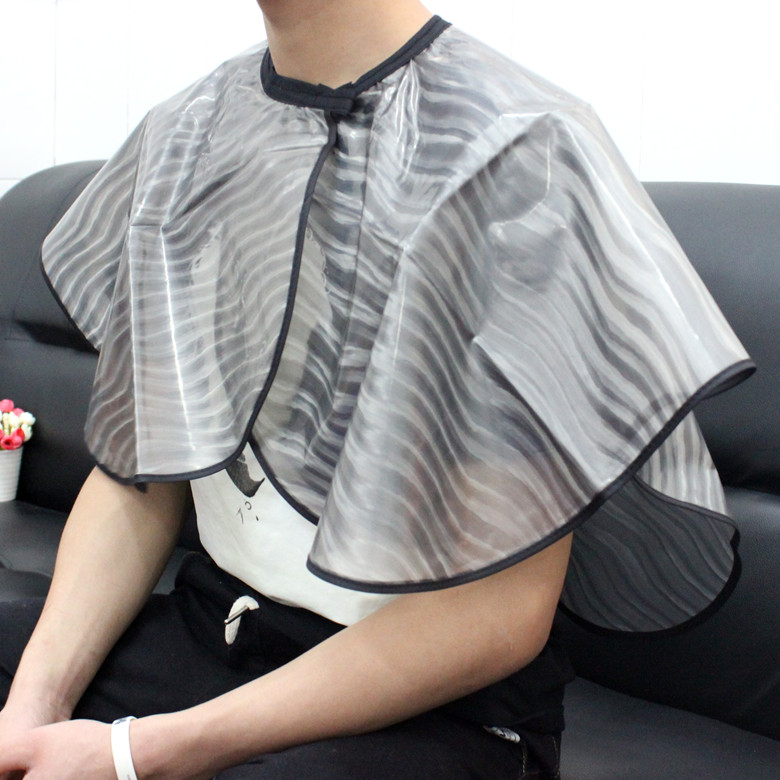 加大纹理披肩美发透明焗油防水