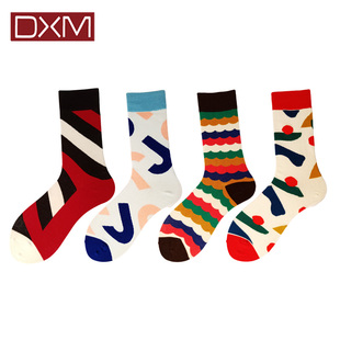 百搭时尚 袜子女ins潮袜男士 潮流运动中筒袜男潮欧美长筒长袜秋冬