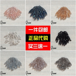 饰品DIY水晶流苏鞋 新款 扣配件卡骆驰 上装 鞋 Crocs配饰洞洞鞋 花