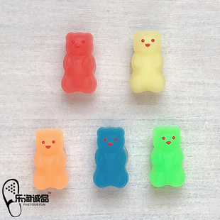 新款Crocs配饰正品洞洞鞋花 夜光糖果小熊装饰品鞋扣卡骆驰智必星