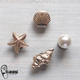 鞋 洞洞鞋 花 金属海洋生物鞋 饰品 2023新款 扣卡骆驰装 Crocs配饰正品