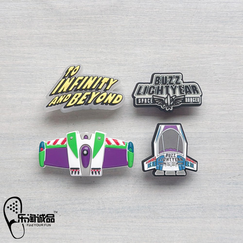 新款Crocs配饰洞洞鞋花 鞋上装饰品巴斯光年玩具总动员鞋扣卡骆驰