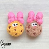 饰品毛绒曲奇饼鞋 新款 扣卡骆驰DIY配件 鞋 上装 Crocs配饰洞洞鞋 花