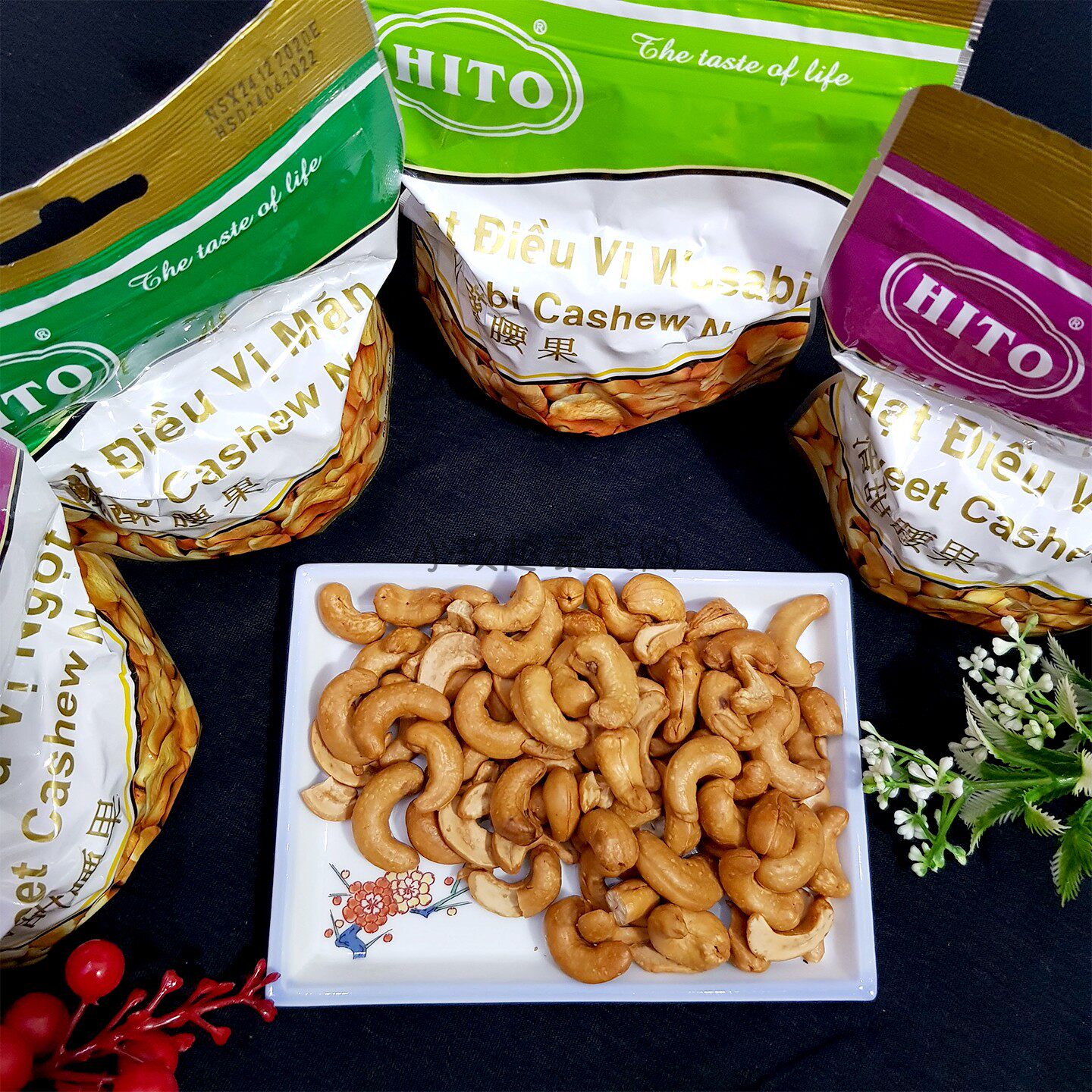 越南腰果HITO忆霖 山葵味/辣味/咸酥味/清甜味嘴馋追剧小零食代购