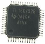 TL16C752BPT  TL16C752BPTG4   TL16C752B双路UART 原装  LQFP-48